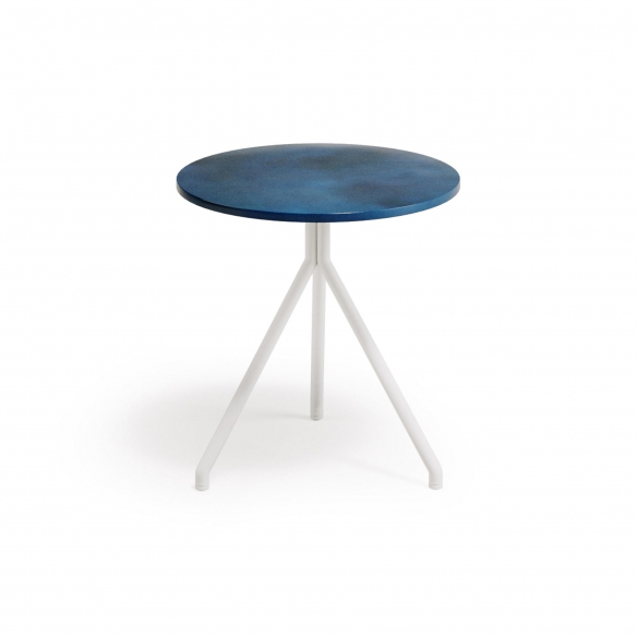 Atmosphera Trio outdoor service table Ø50x50.5h cm - Ceramic top