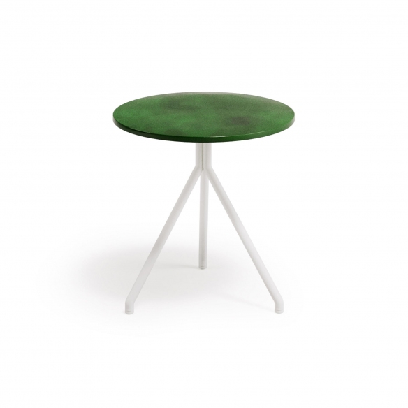 Atmosphera Trio outdoor service table Ø50x50.5h cm - Ceramic top
