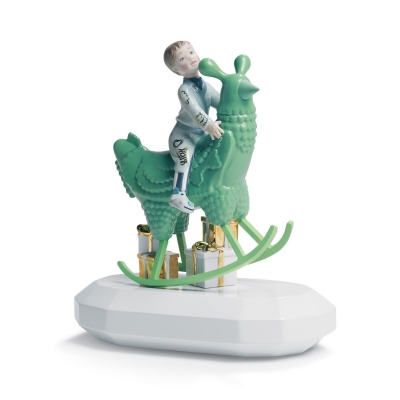 Lladró The Rocking Chicken Ride Figurine - By Jaime Hayon