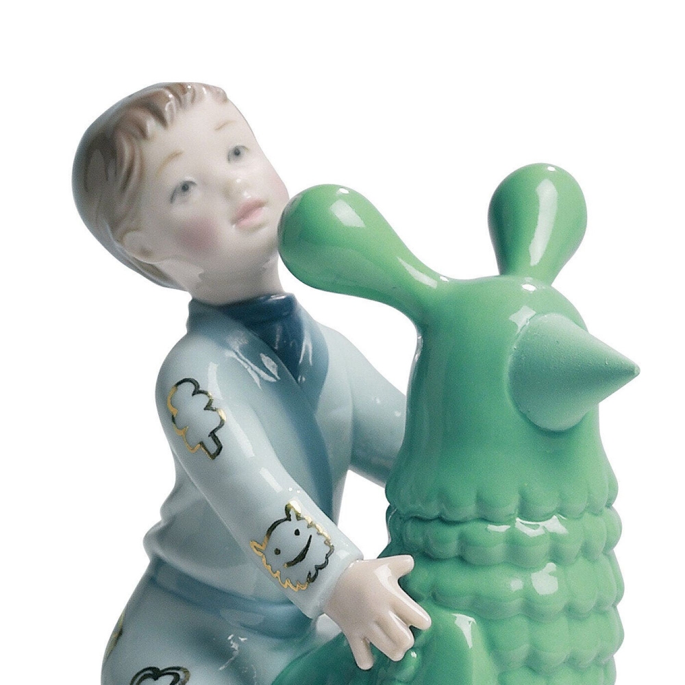 Lladró The Rocking Chicken Ride Figurine - By Jaime Hayon