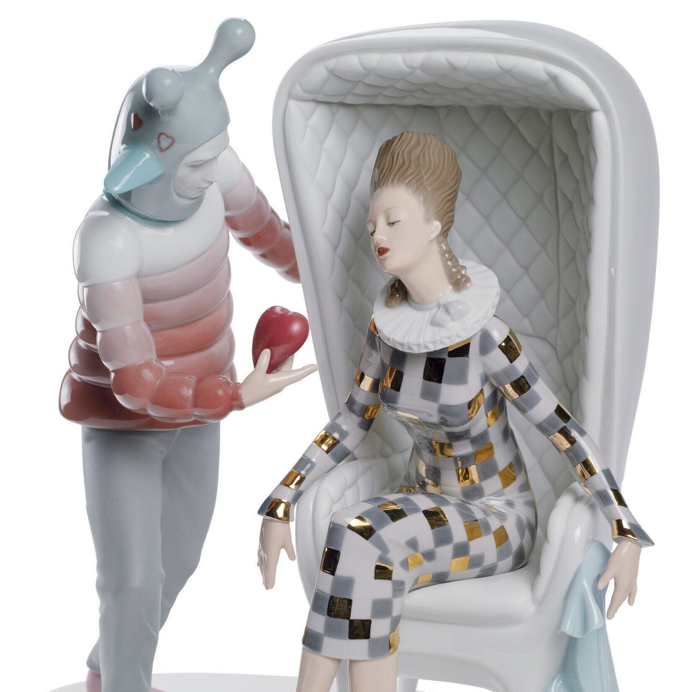 Lladró The Love Explosion Couple Figurine - by Jaime Hayon