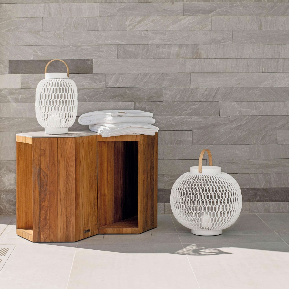 Atmosphera Tavolino da servizio outdoor Zeta 50x44x62h cm