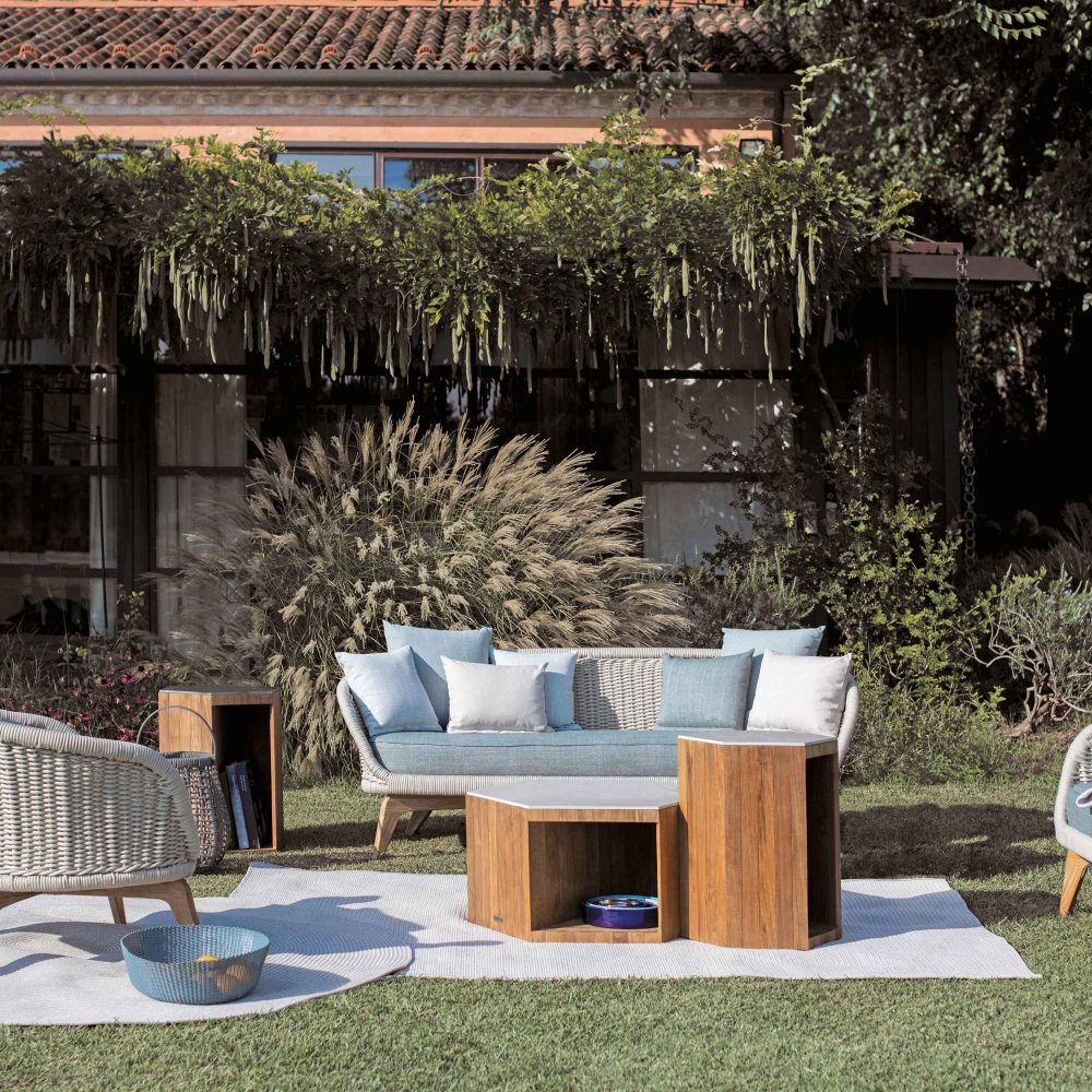 Atmosphera Tavolino da servizio outdoor Zeta 50x44x62h cm