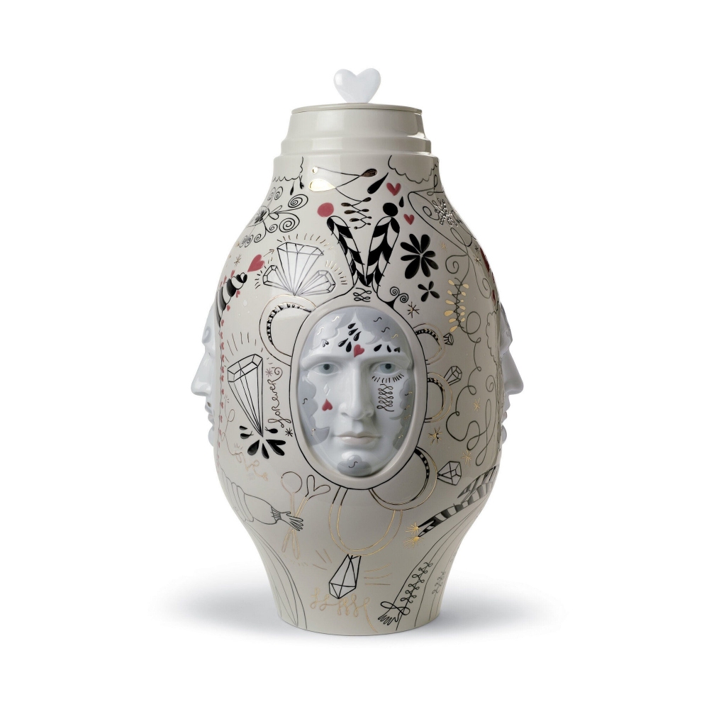 Lladró Medium Conversation Vase -...