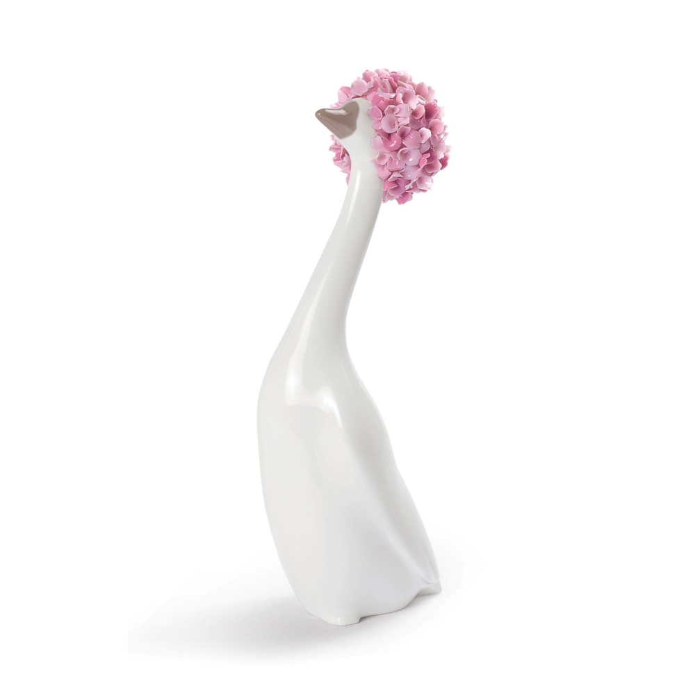 Lladró Goossiping Figurine - rose