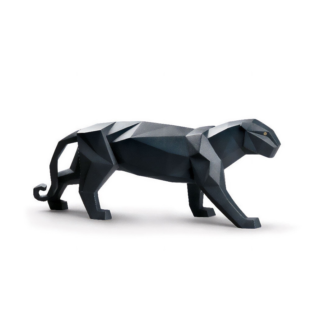 Lladró Figurina Pantera - nero opaco