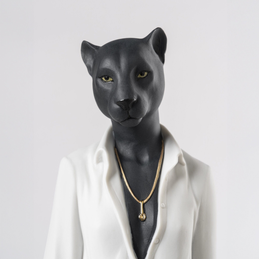 Lladró Figura Donna Pantera