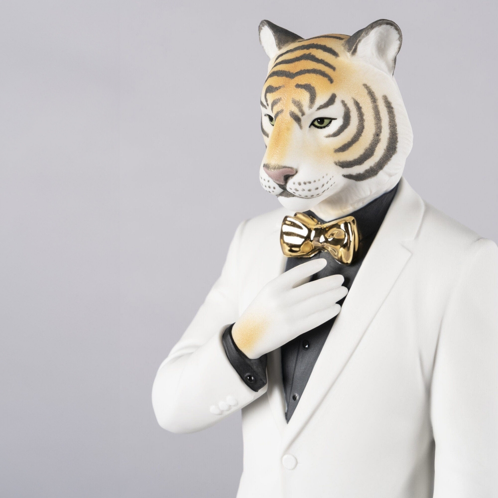 Lladró Tiger Man Figure