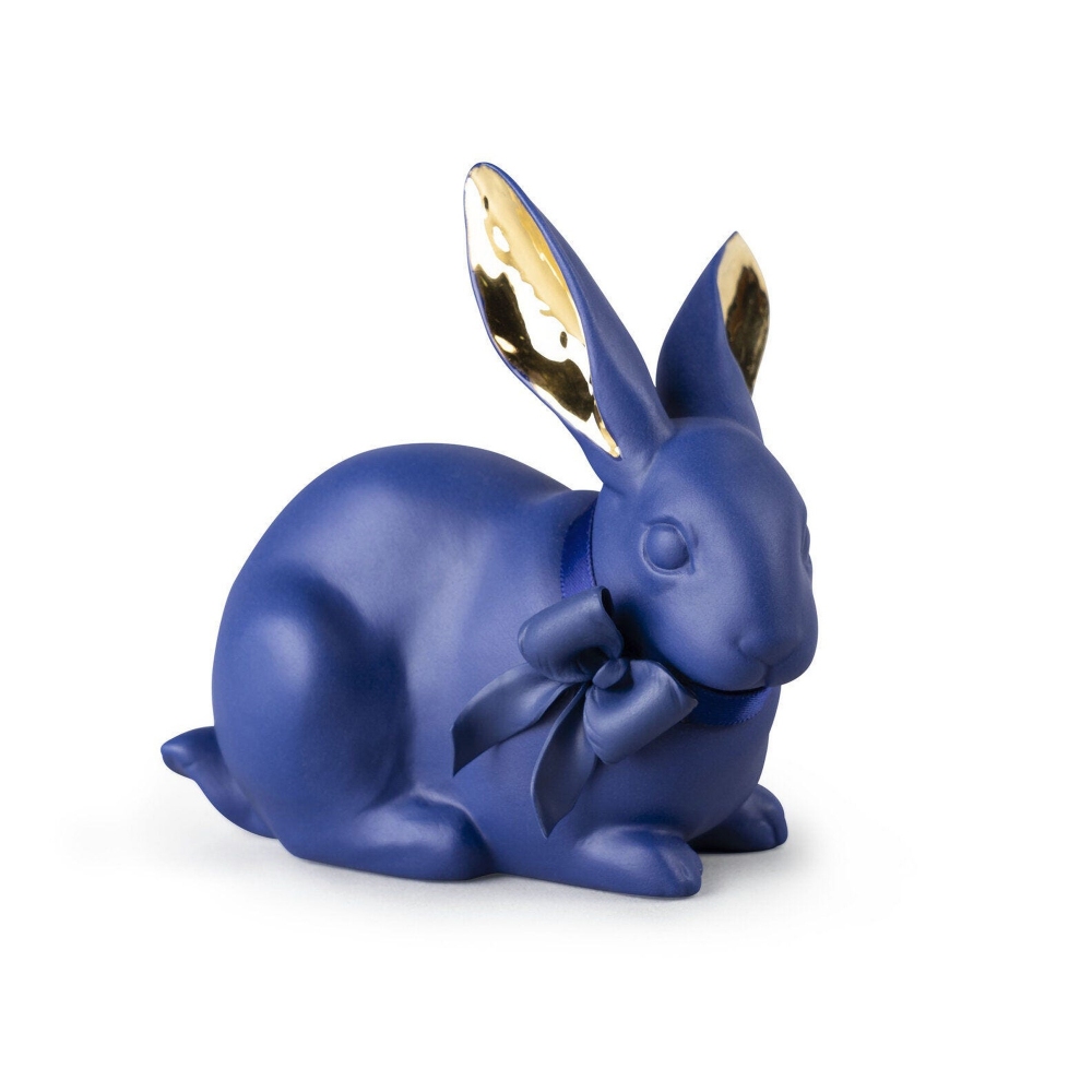 Lladró Figurina Coniglio - azzurro-oro