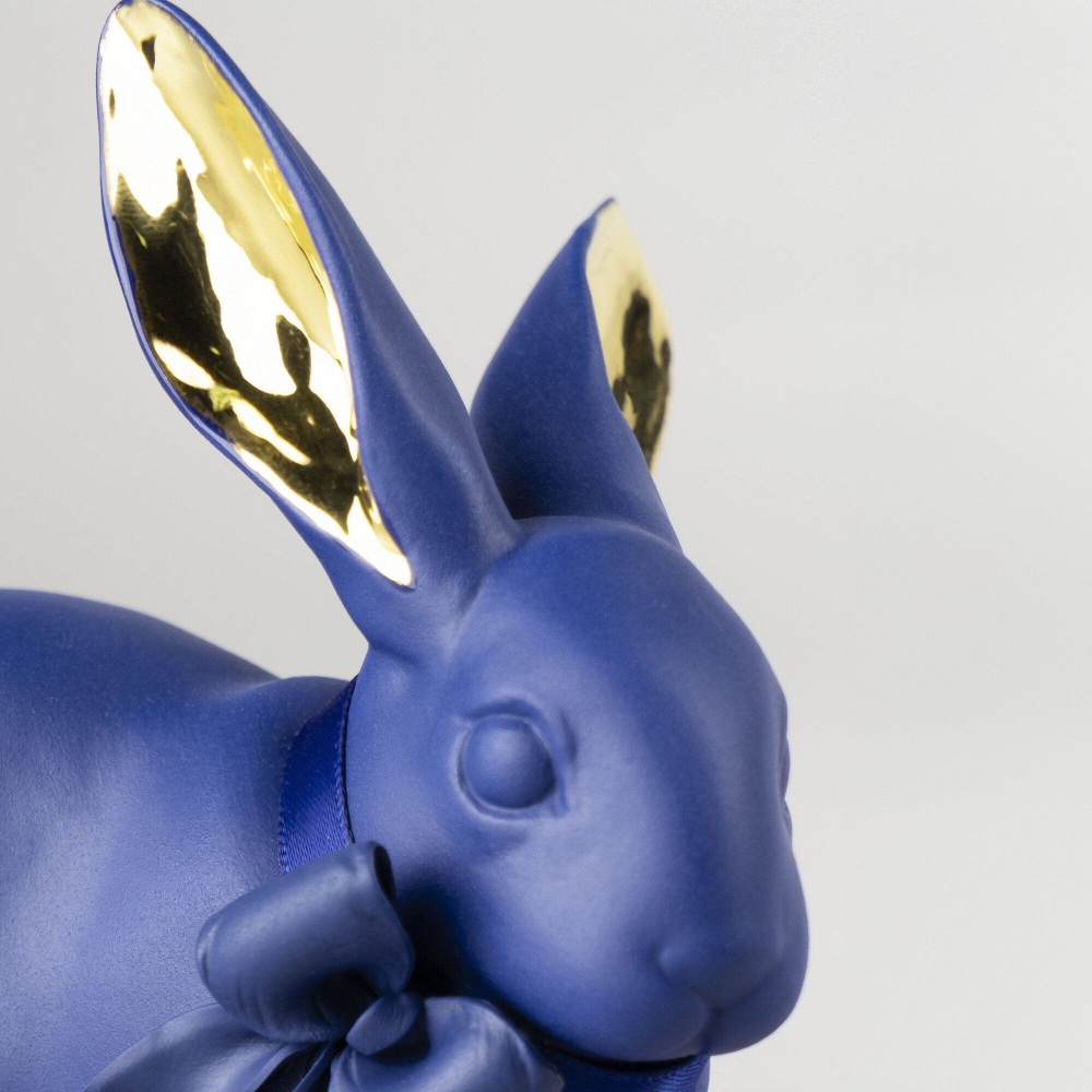 Lladró Figurina Coniglio - azzurro-oro