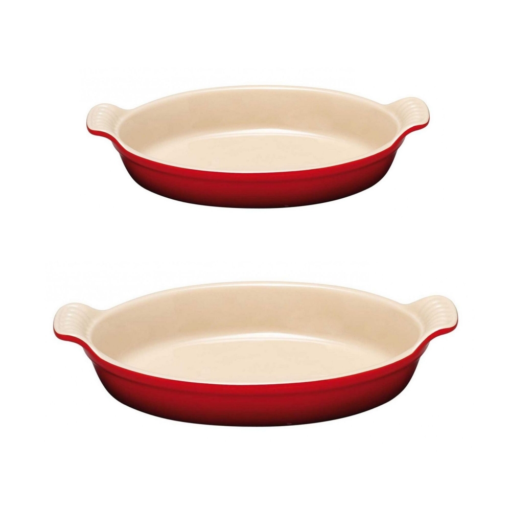 Le Creuset Set of 2 Tradition oval...