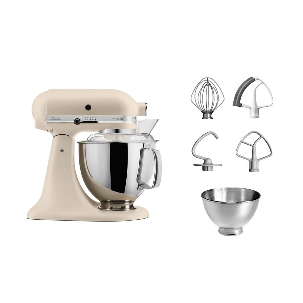 KitchenAid Planetaria Artisan testa reclinabile 4,8l + accessori