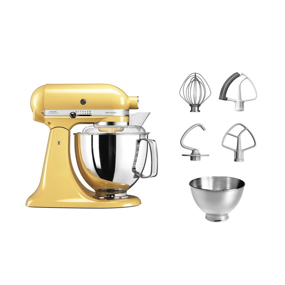 KitchenAid Planetaria Artisan testa reclinabile 4,8l + accessori