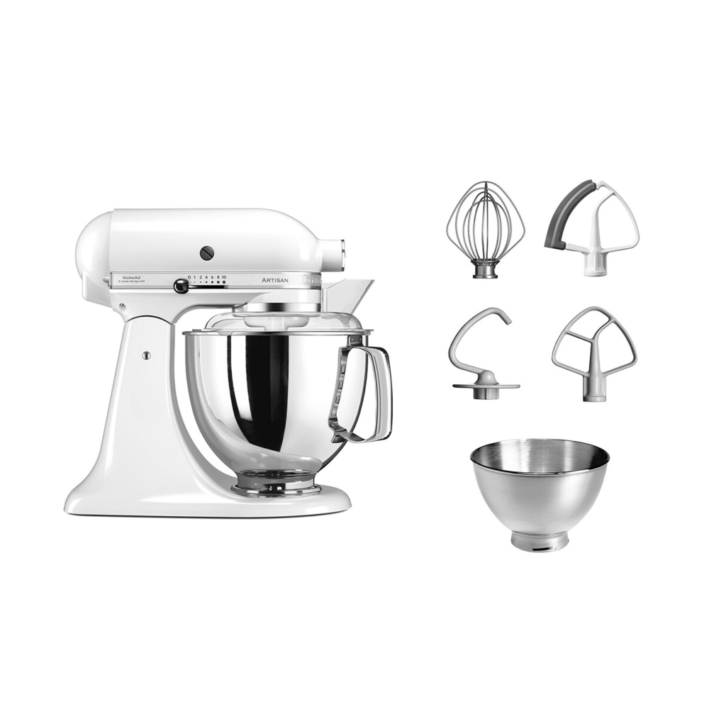 KitchenAid Planetaria Artisan testa reclinabile 4,8l + accessori