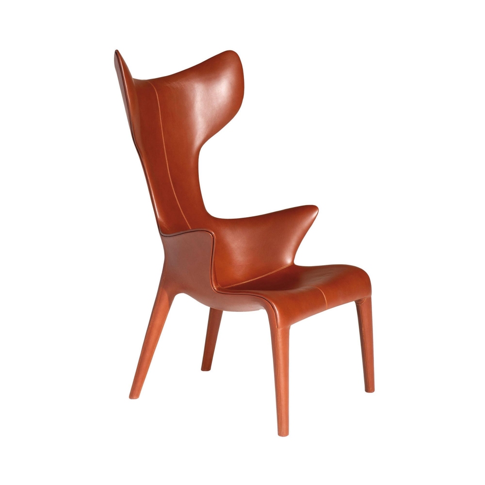 Driade Lou Read leather armchair