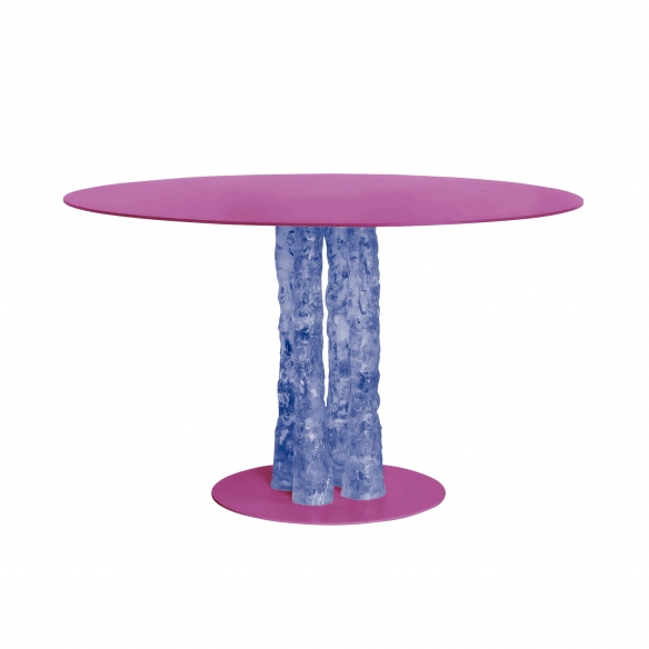 Sturm Milano Tavolo Gamba di legno diam 140 cm