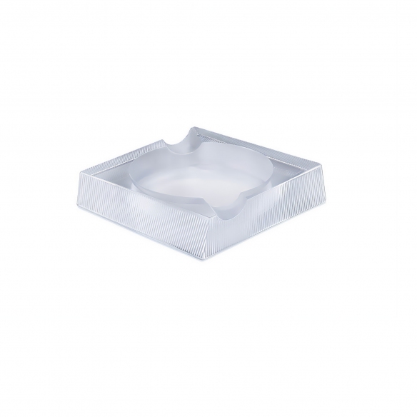 Lalique Wingen ashtray in clear crystal