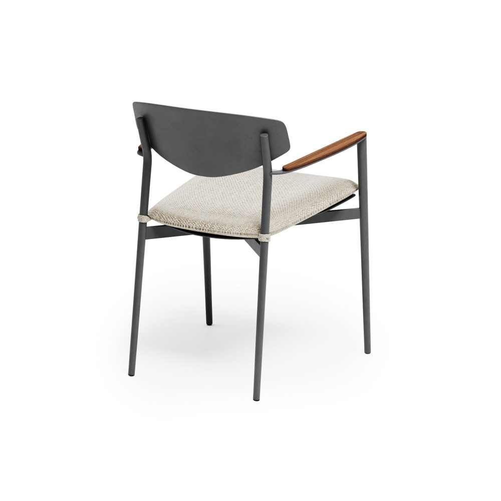 Atmosphera Origami outdoor chair with armrests