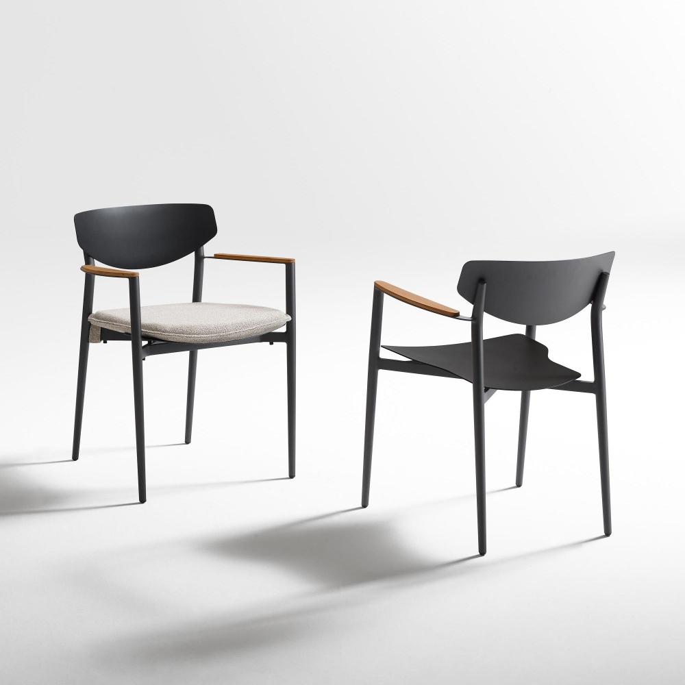 Atmosphera Origami outdoor chair with armrests