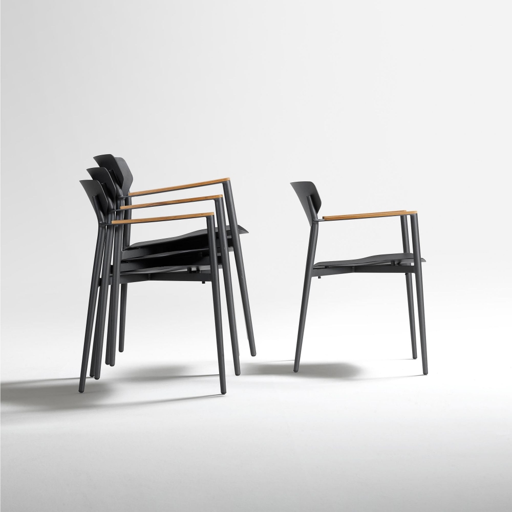 Atmosphera Origami outdoor chair with armrests