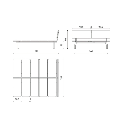 Sturm Milano Amante double bed 2