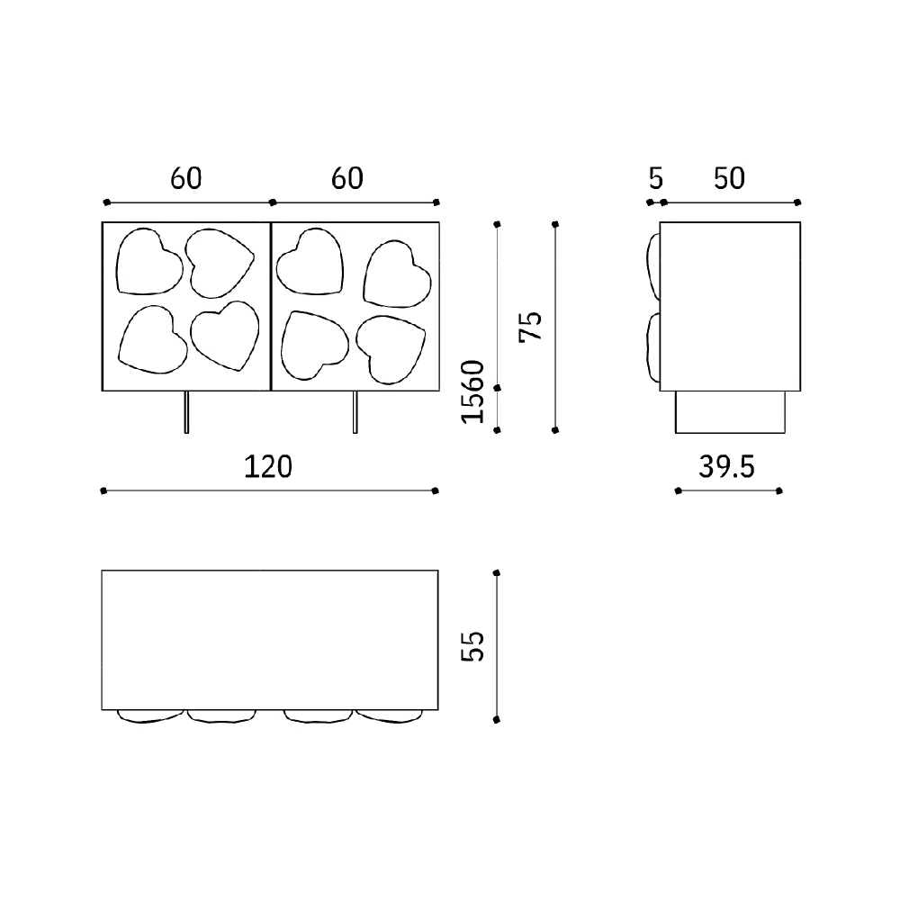 Sturm Milano Madia Aynil  2 ante 120 cm