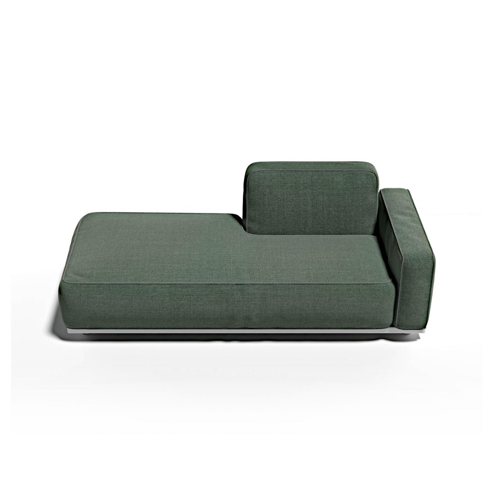 Atmosphera Chaise longue angolare Laguna - Bracciolo a destra