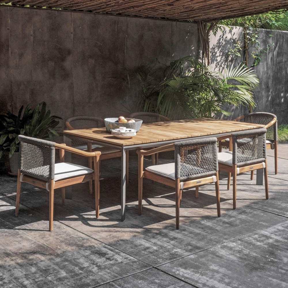 Atmosphera Lodge outdoor chair with armrests