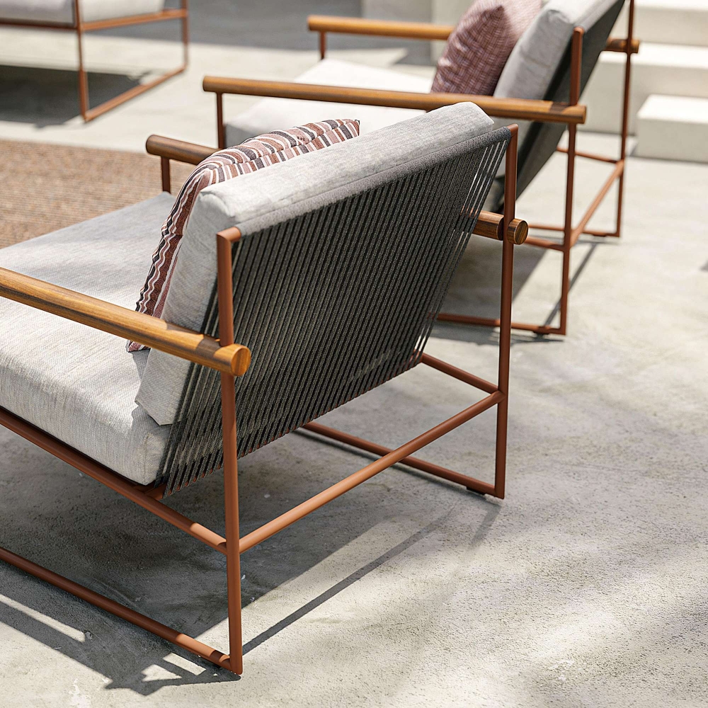 Atmosphera Pipe outdoor armchair