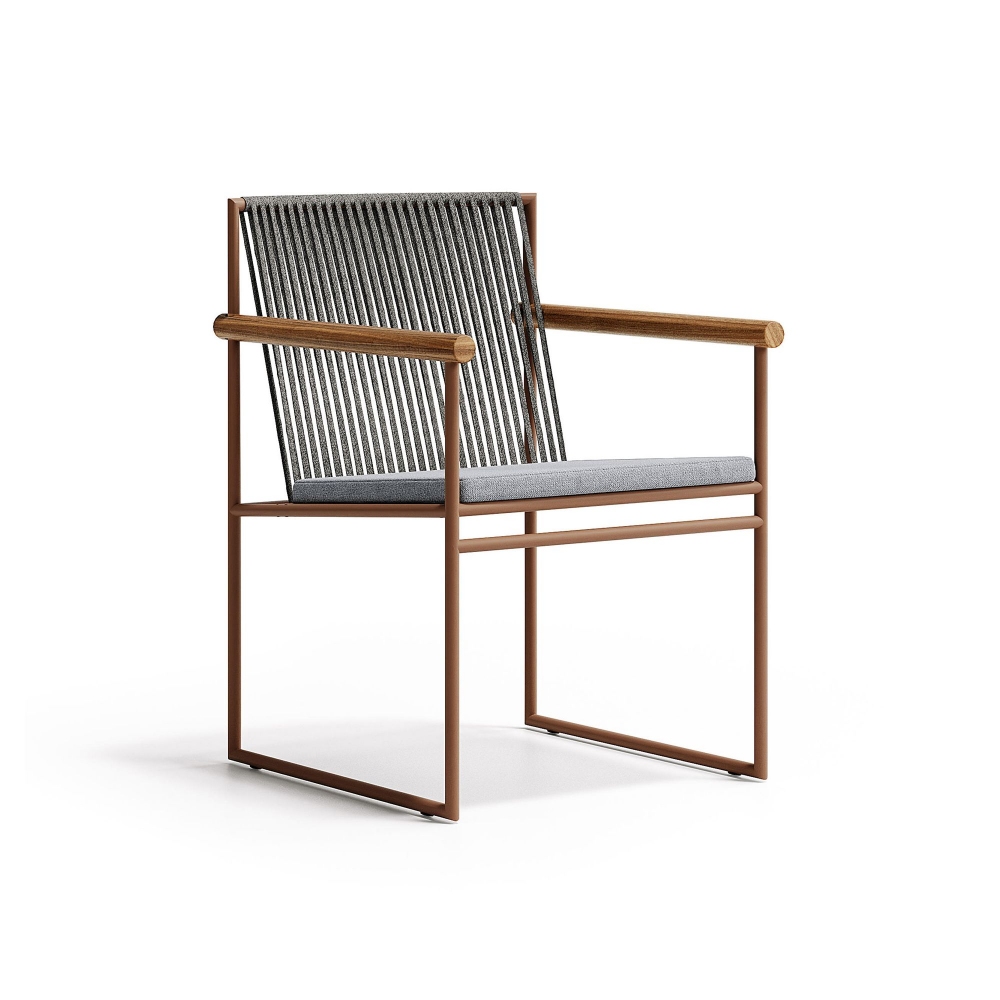 Atmosphera Pipe outdoor chair with...