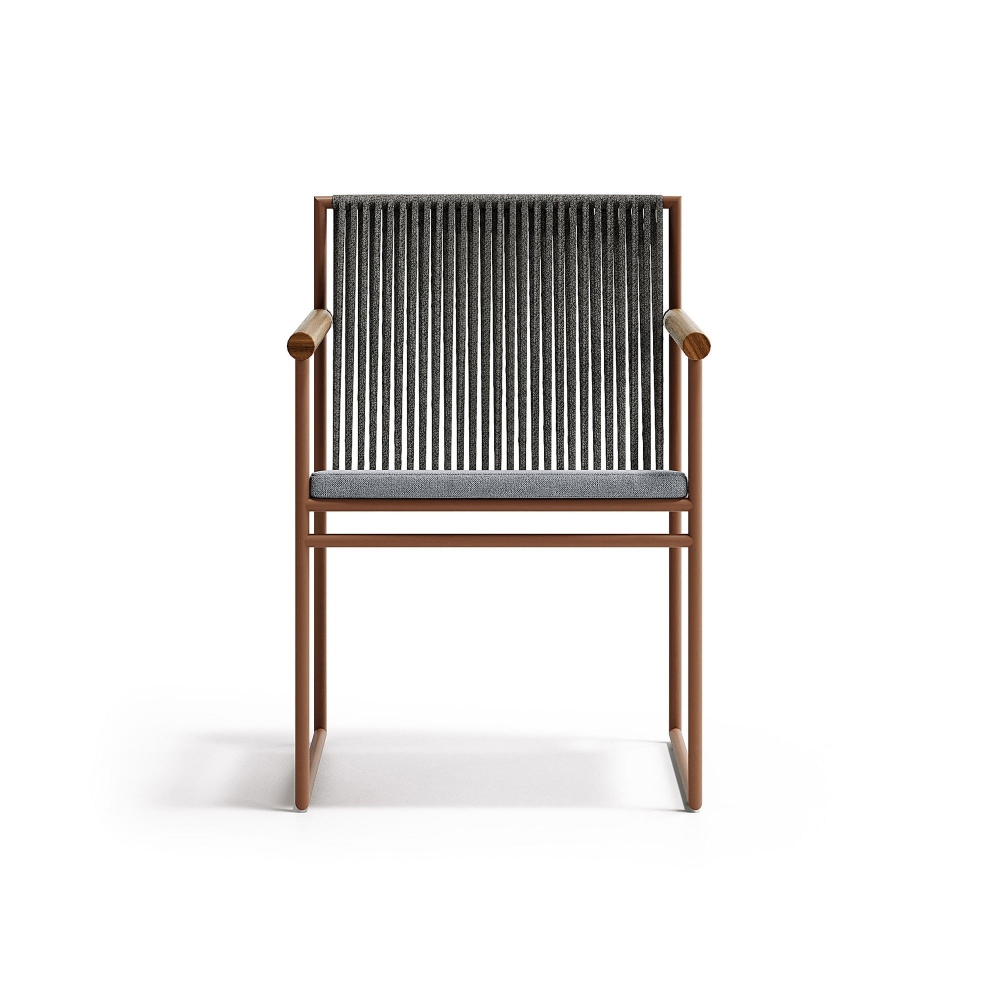 Atmosphera Pipe outdoor chair with armrests