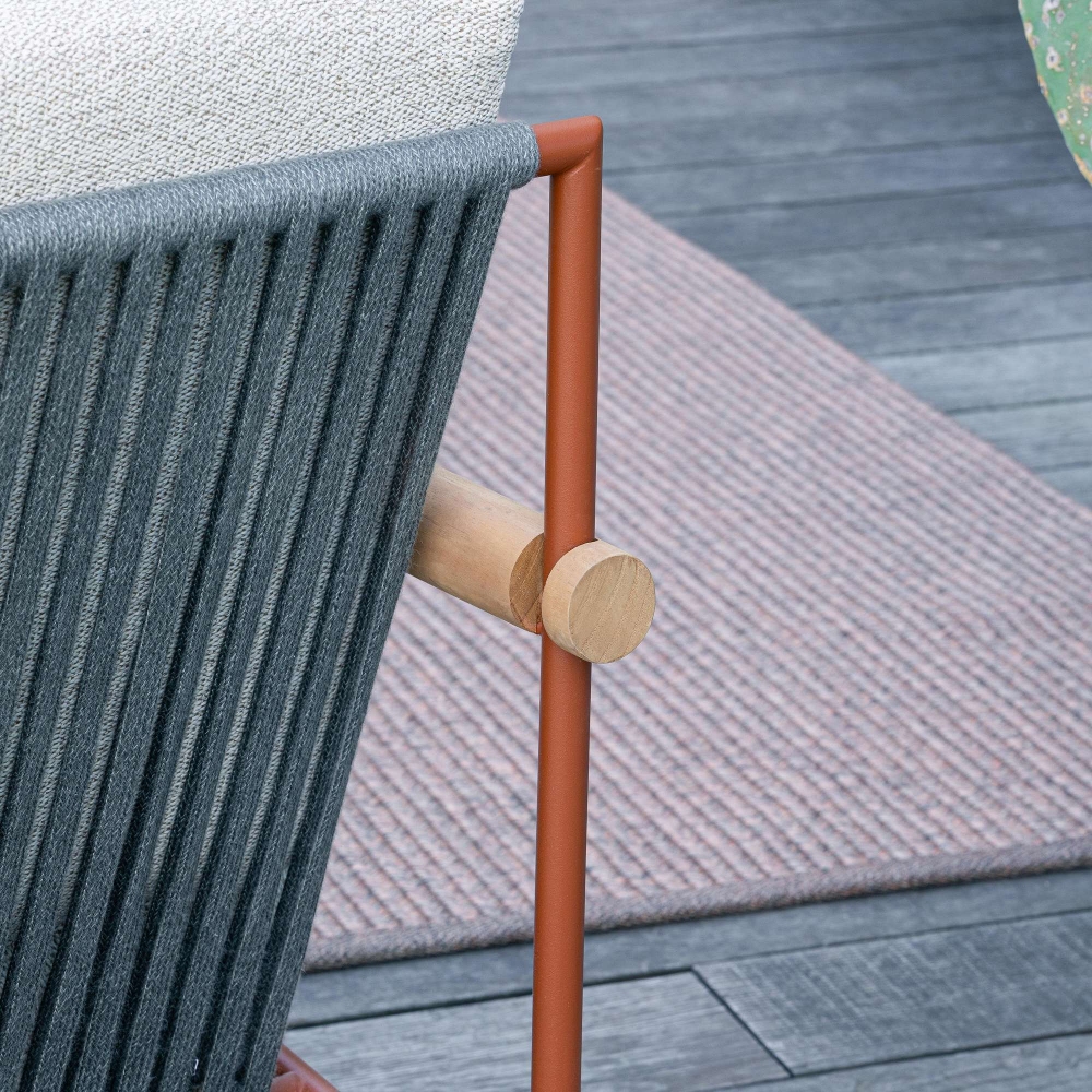 Atmosphera Sedia da esterno con braccioli Pipe