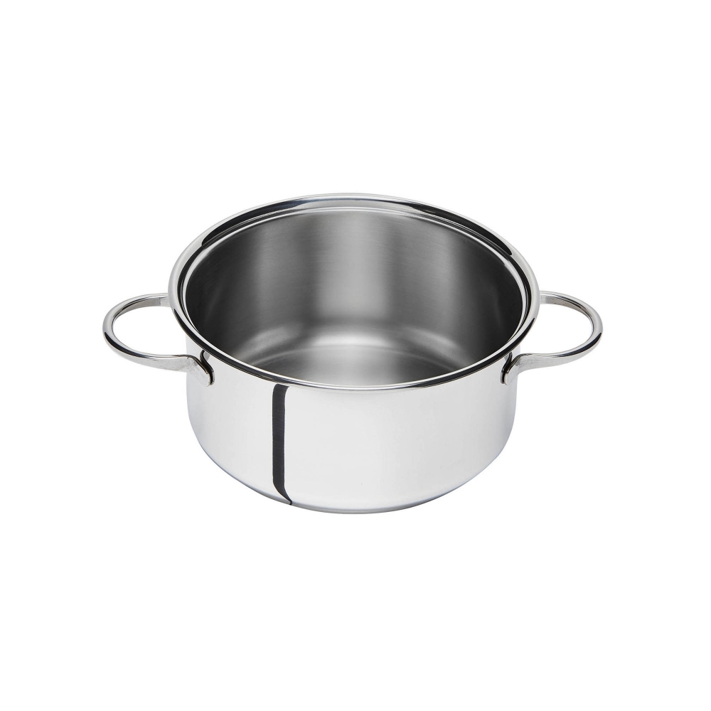 Serafino Zani Scandia steel saucepan ø 24 cm with lid
