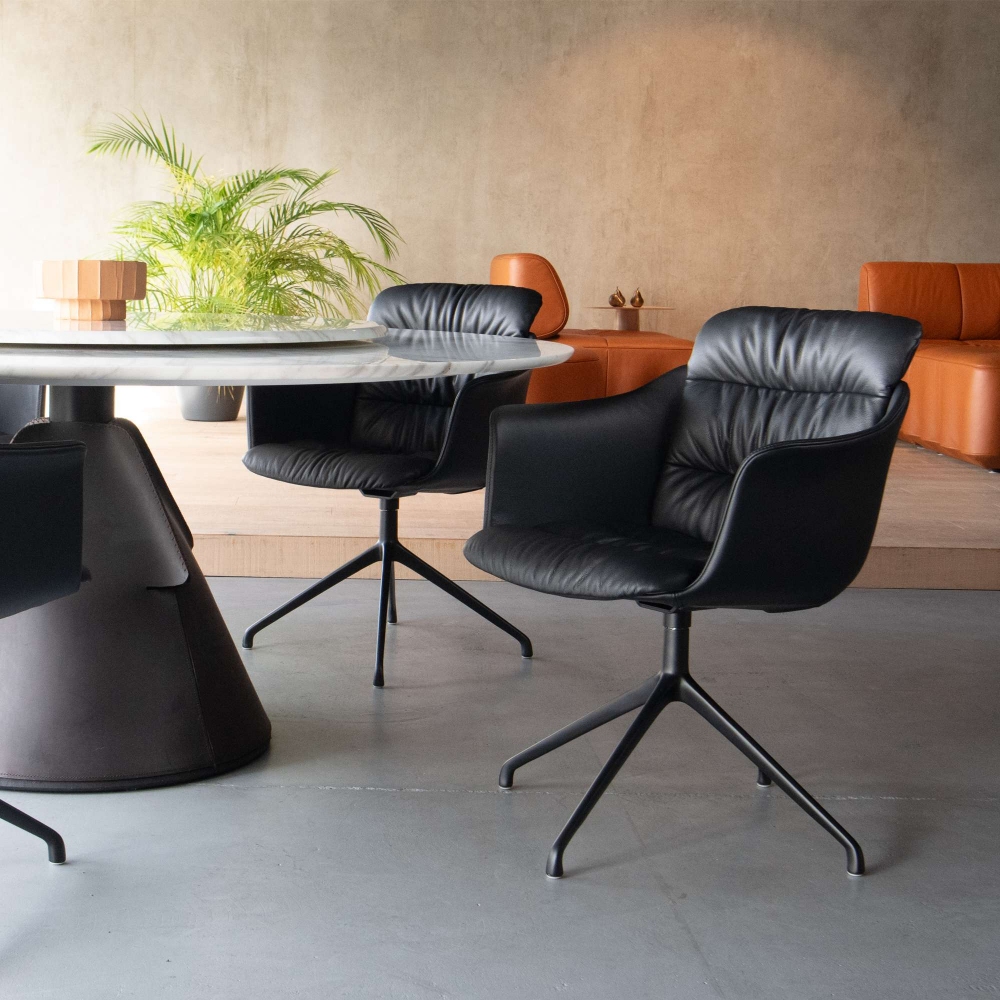 De Sede Poltroncina DS-525/02 Tosca - Base a 4 razze