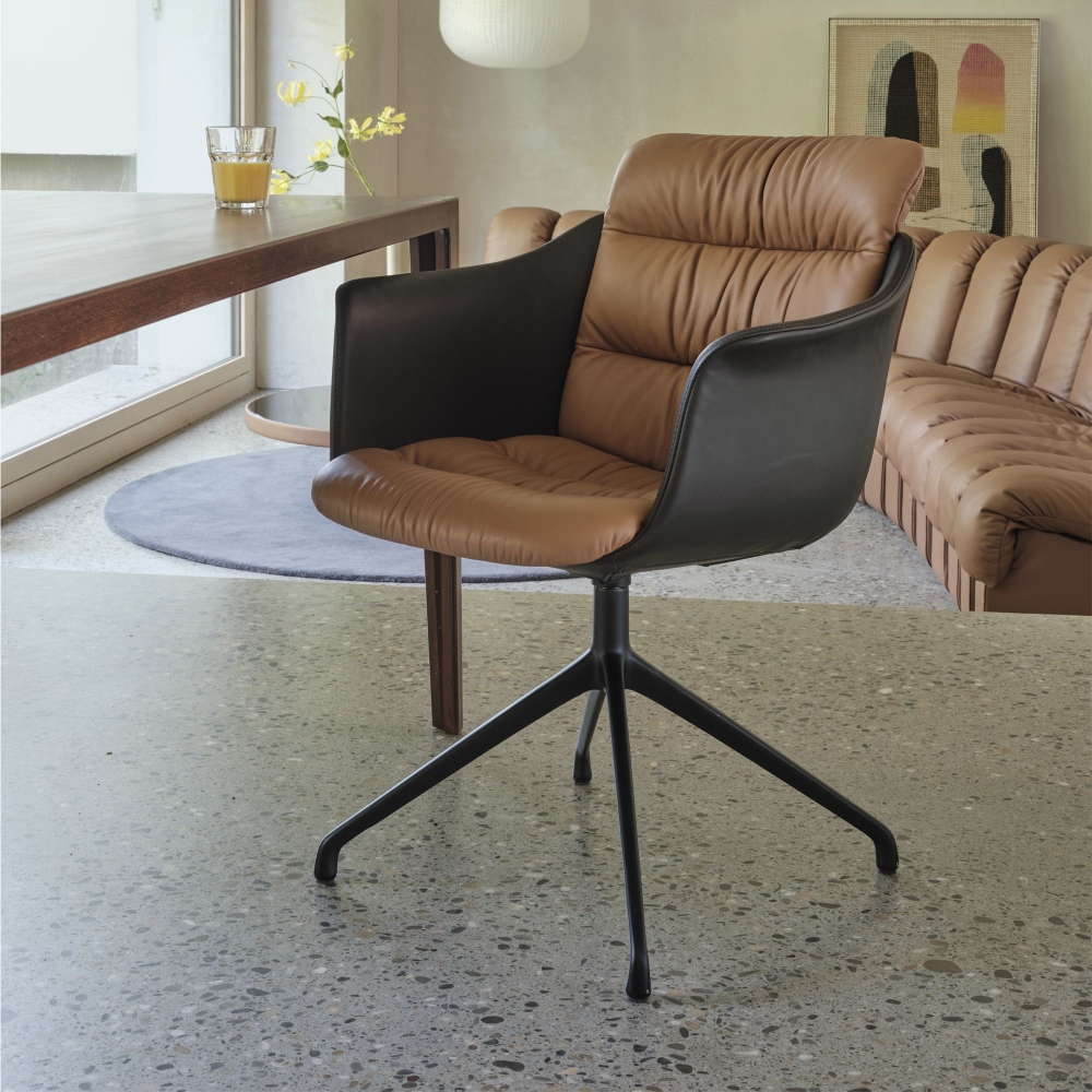 De Sede Poltroncina DS-525/02 Tosca - Base a 4 razze