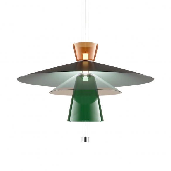 Fontana Arte Thalea model 1 pendant Lamp