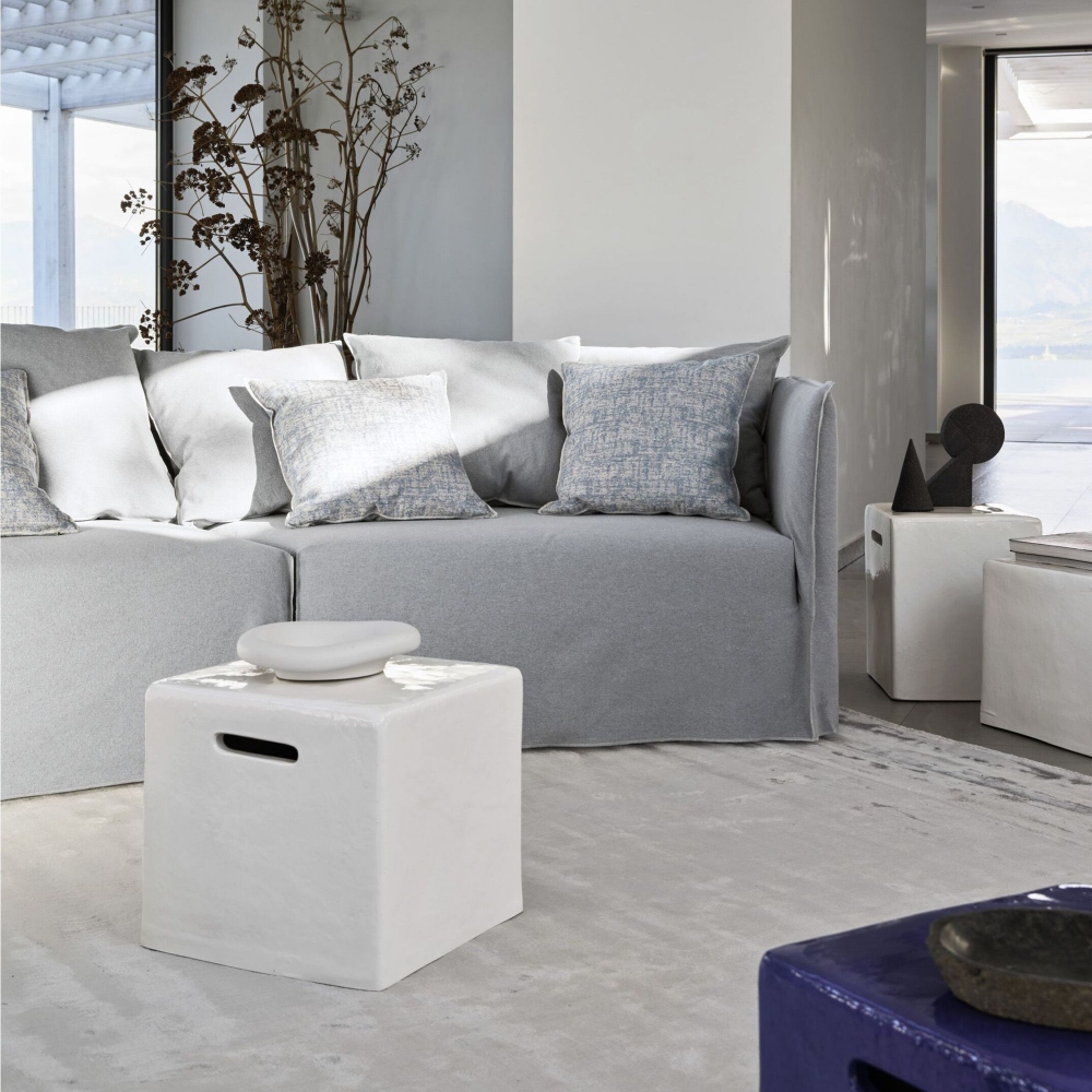 Gervasoni Tavolino Pouf In Ceramica Inout 41