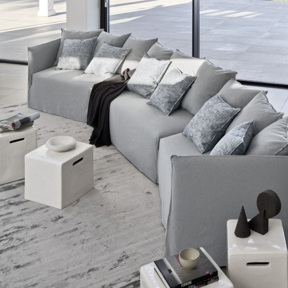 Gervasoni Tavolino Pouf In Ceramica Inout 41