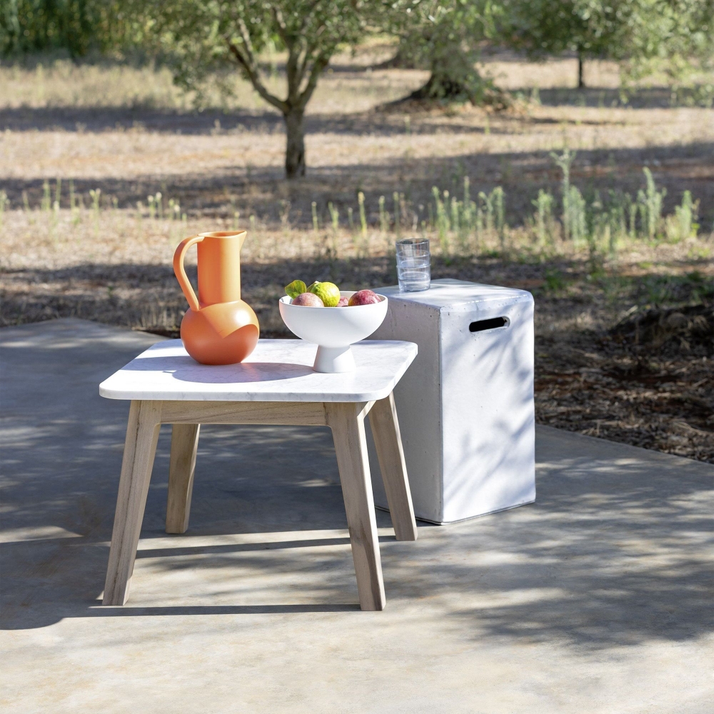 Gervasoni Tavolino Pouf In Ceramica Inout 43
