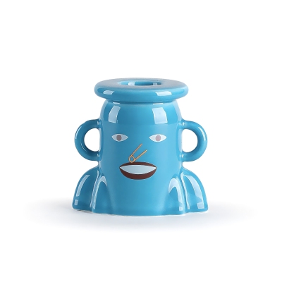 Bosa Blue Pablo Candle Holder