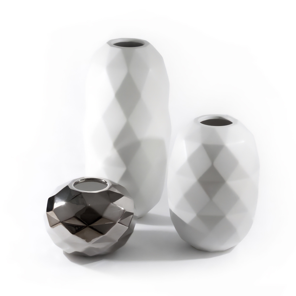 Bosa Cut L Vase 24 x H 50 cm