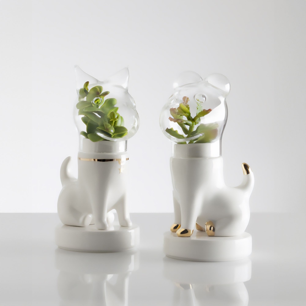 Bosa Scultura Dogsai con orecchie tonde