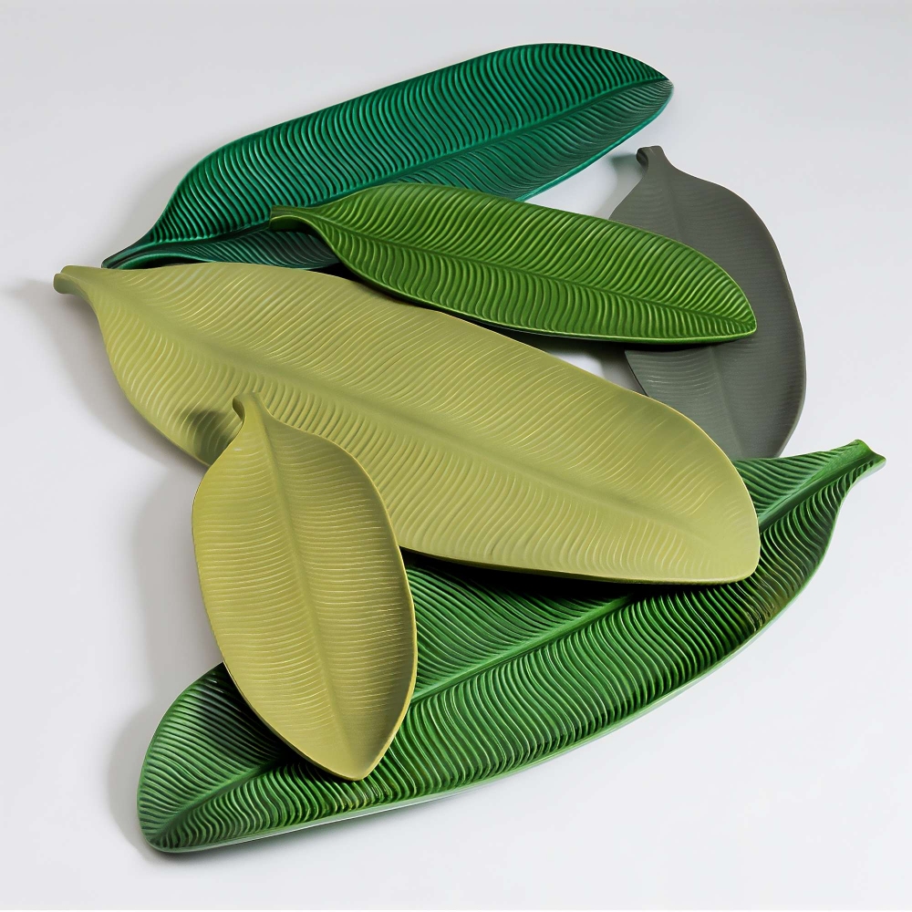 Bosa Banano Leaf small Centerpiece L 26 x 10 x H 2 cm