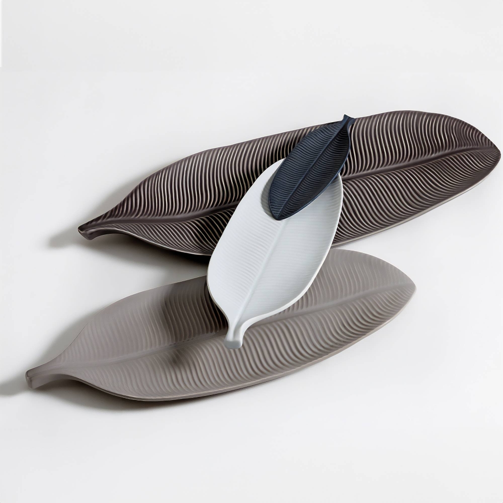 Bosa Centrotavola Foglia Banano small L 26 x 10 x H 2 cm