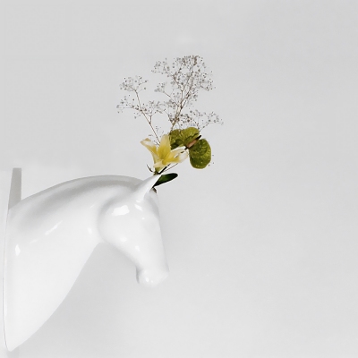 Bosa Horse wall sculpture/vase 2