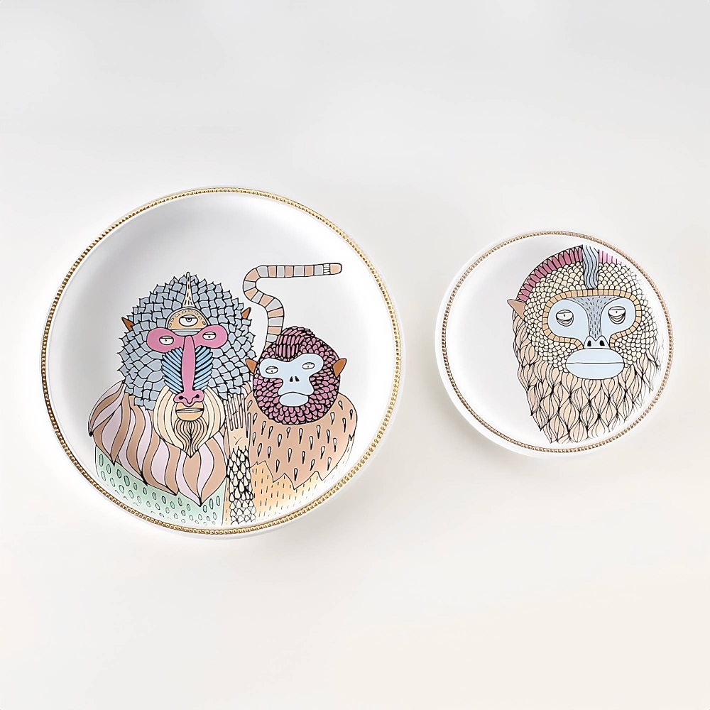 Bosa Piatto decorativo Primates Ø26 cm