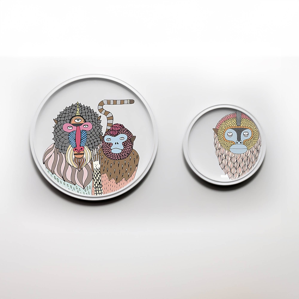 Bosa Piatto decorativo Primates Plates Ø40 cm
