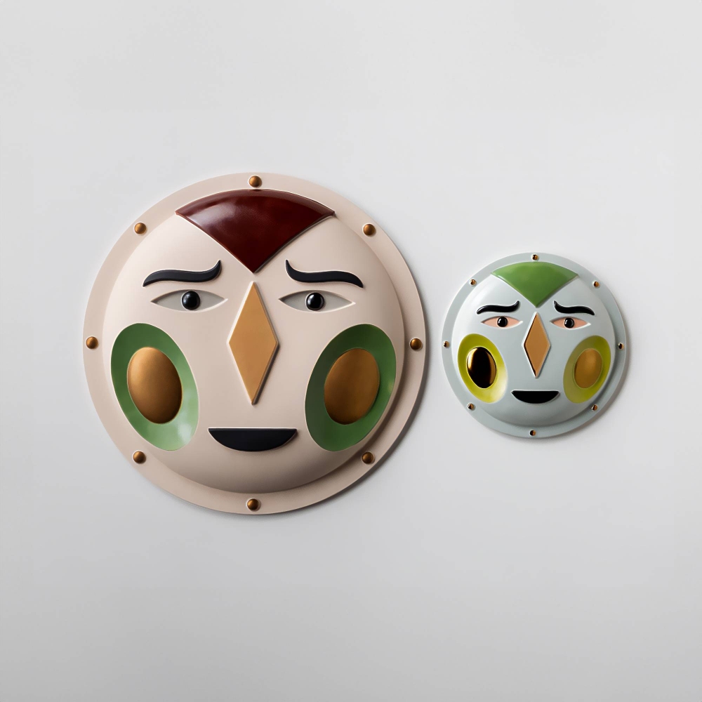 Bosa Tribe Large Round Mask