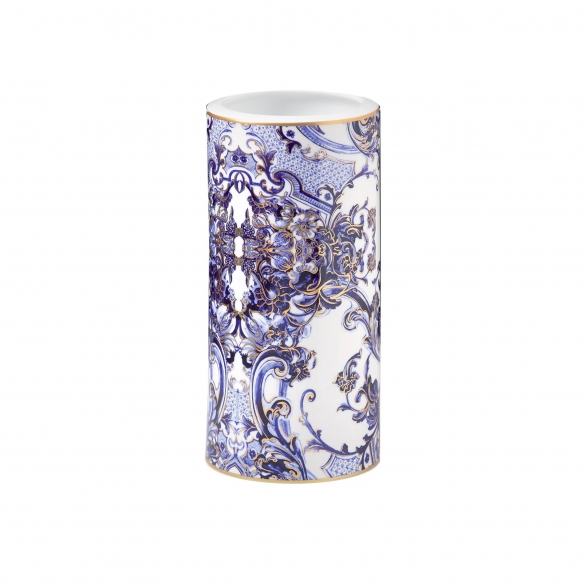 Roberto Cavalli Vaso medio Azulejos h 20 cm