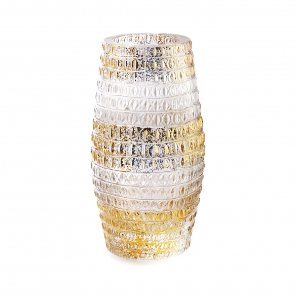 Roberto Cavalli Vaso Crocodile Gold h 35 cm